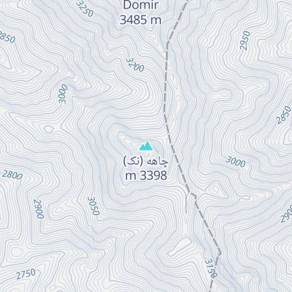 Map of چاهه (نک)