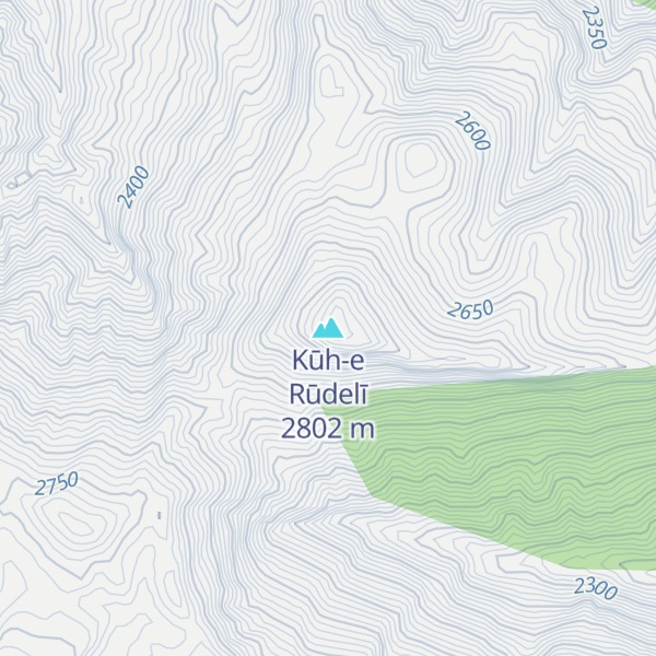 Map of Kūh-e Rūdelī