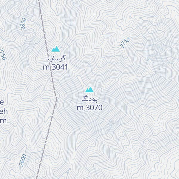 Map of پودلگ