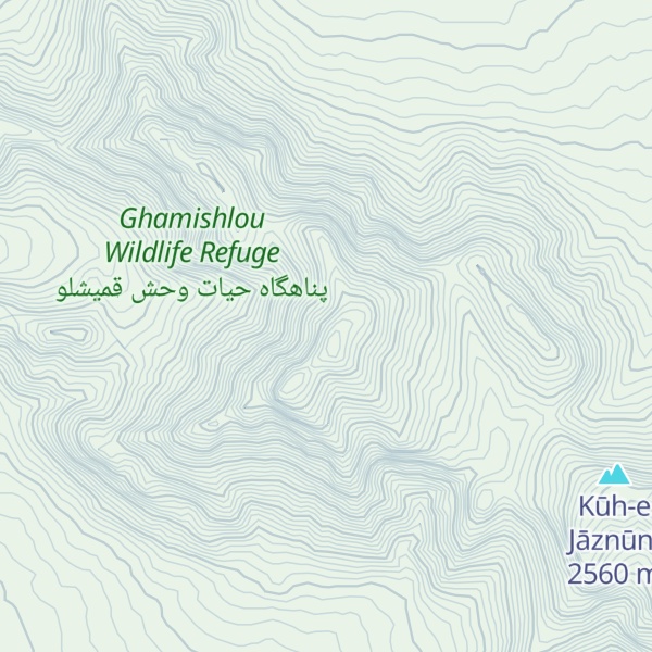 Map of Kūh-e Do Shākh Boland