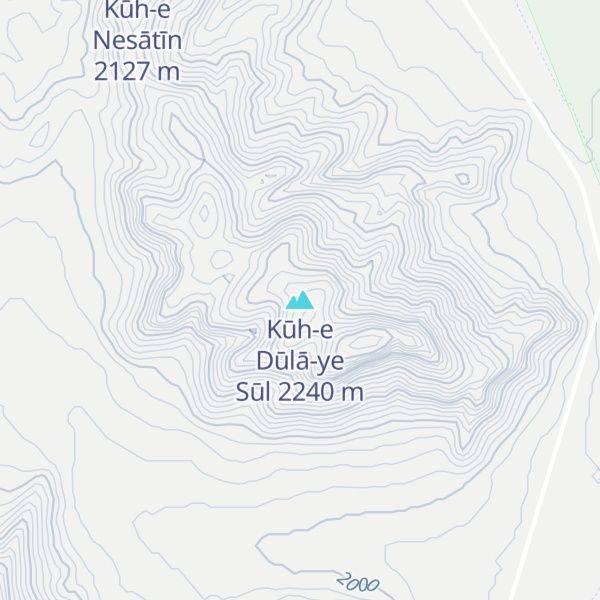 Map of Kūh-e Dūlā-ye Sūl