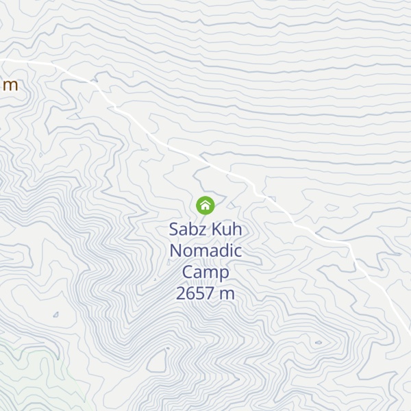 Map of Sabz Kuh Nomadic Camp