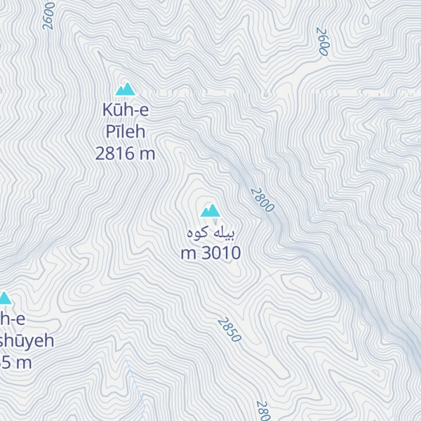 Map of بیله کوه