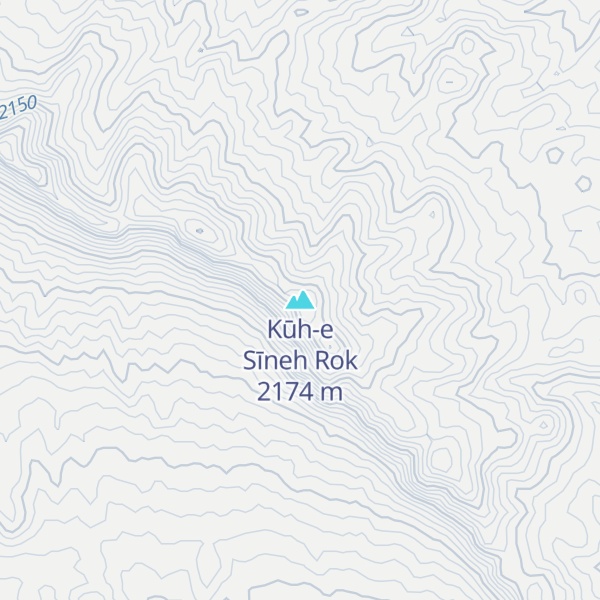 Map of Kūh-e Sīneh Rok