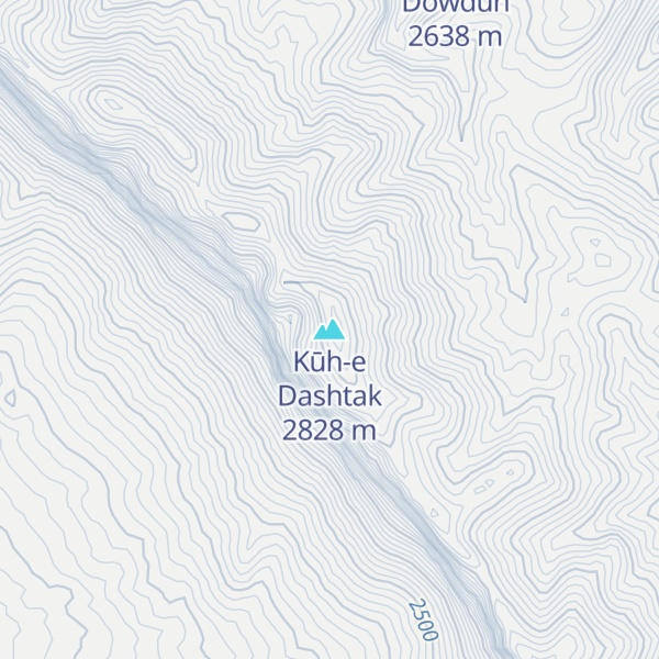 Map of Kūh-e Dashtak