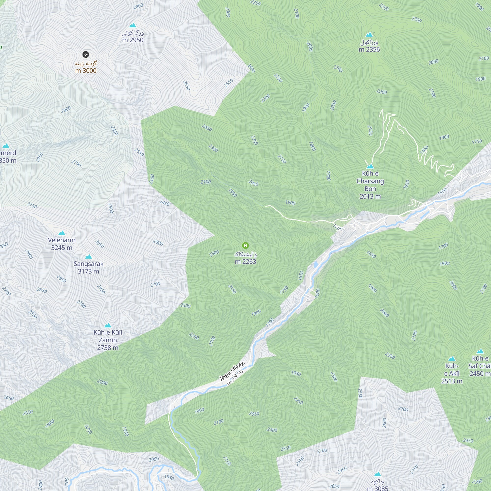 وَلیشتکاک map