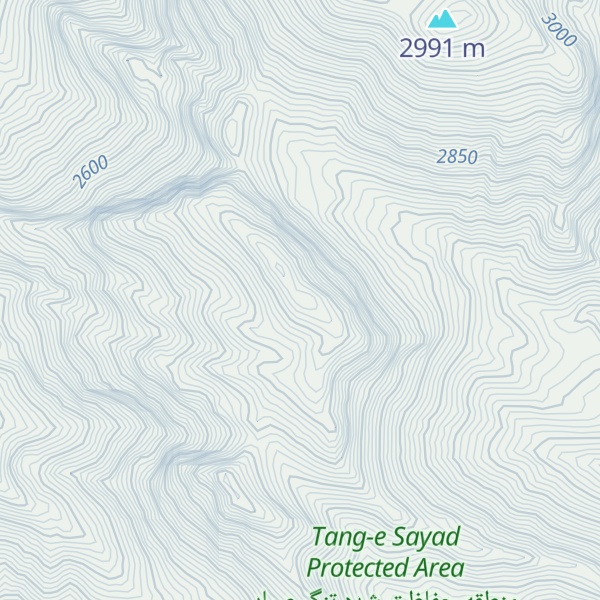 Map of Kūh-e Chāldīz
