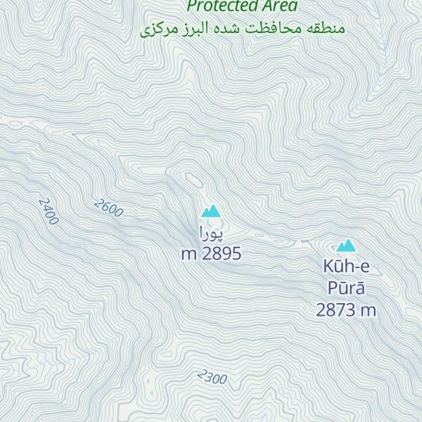 Map of پورا