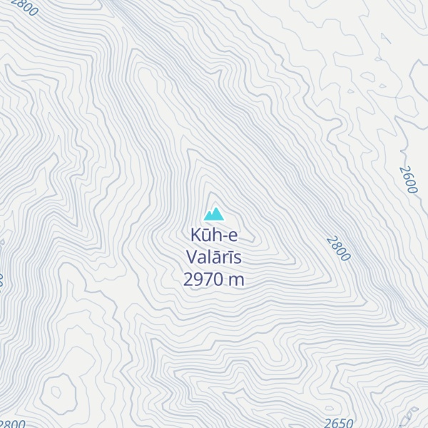 Map of Kūh-e Valārīs