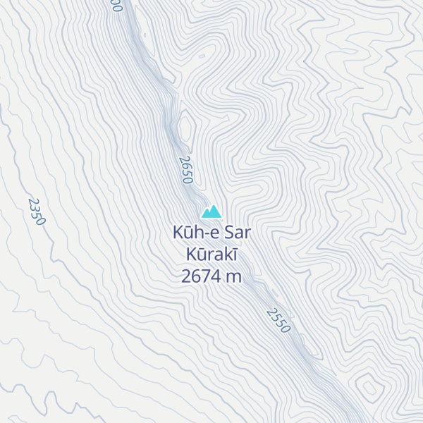 Map of Kūh-e Sar Kūrakī