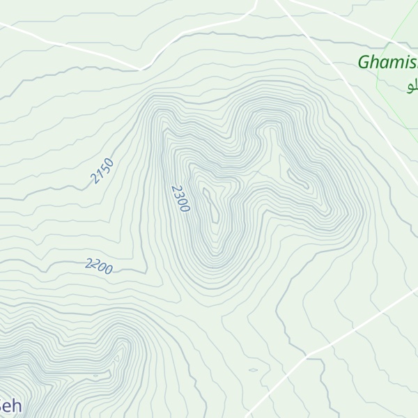 Map of Kūh-e Cheshmeh Khodādād