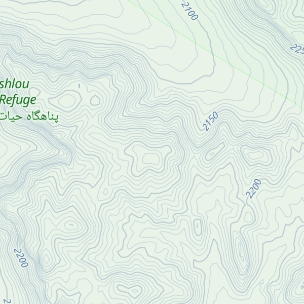 Map of Kūh-e Godār Qārābak