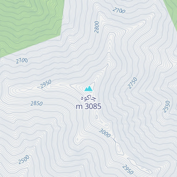 Map of چاکوه