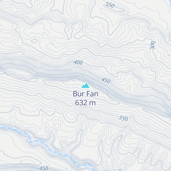 Map of Bur Fan
