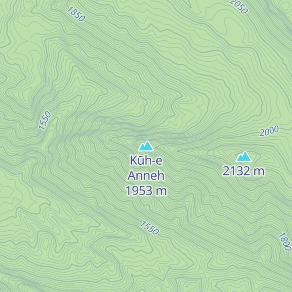 Map of Kūh-e Anneh