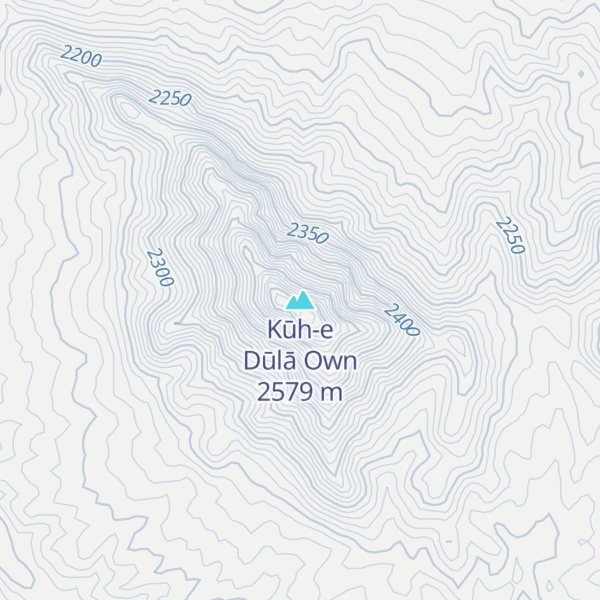 Map of Kūh-e Dūlā Own