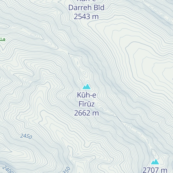 Map of Kūh-e Fīrūz