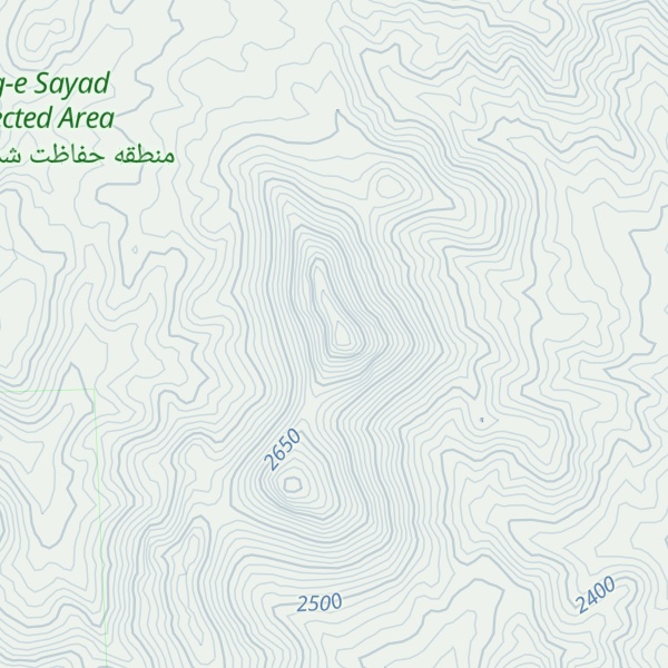 Map of Kūh-e Sorkh