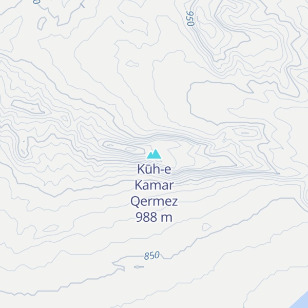 Map of Kūh-e Kamar Qermez