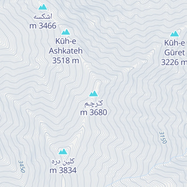Map of کُرچِم