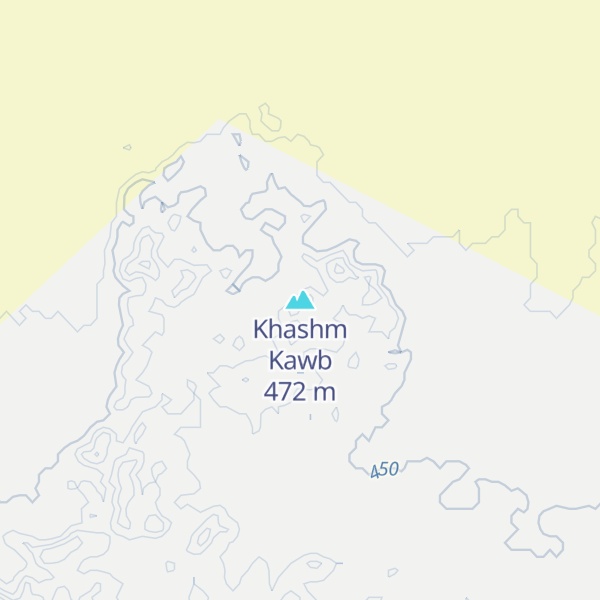 Map of Khashm Kawb