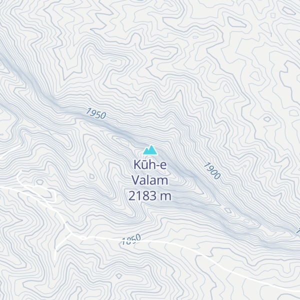 Map of Kūh-e Valam