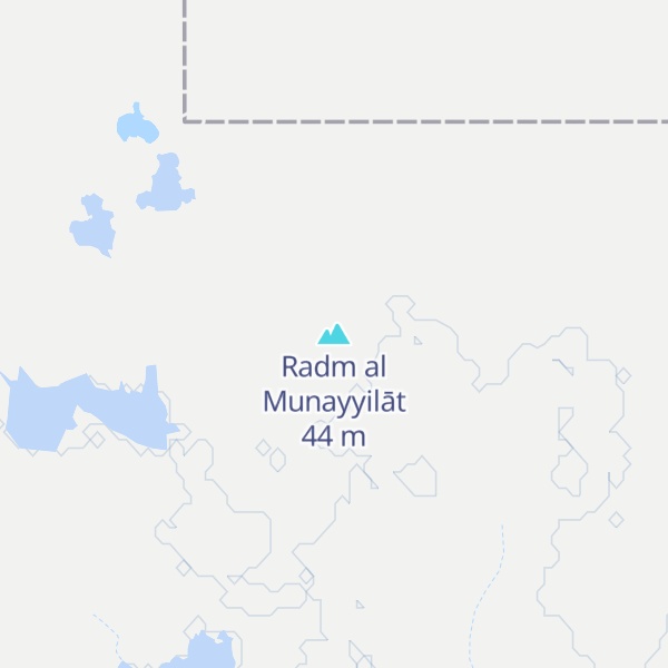 Map of Radm al Munayyilāt