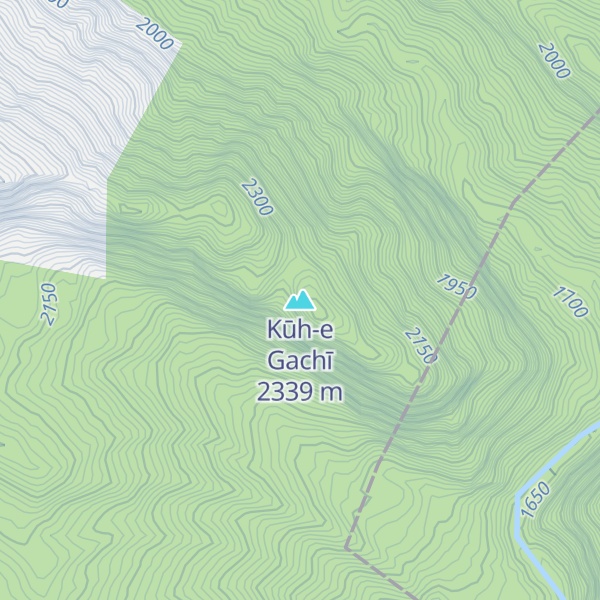 Map of Kūh-e Gachī