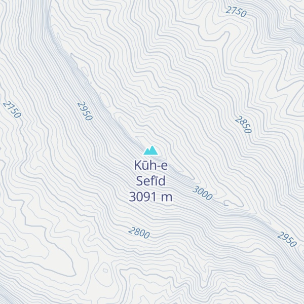 Map of Kūh-e Rūbārīk