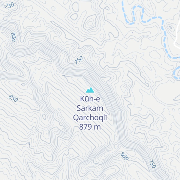 Map of Kūh-e Sarkam Qarchoqlī