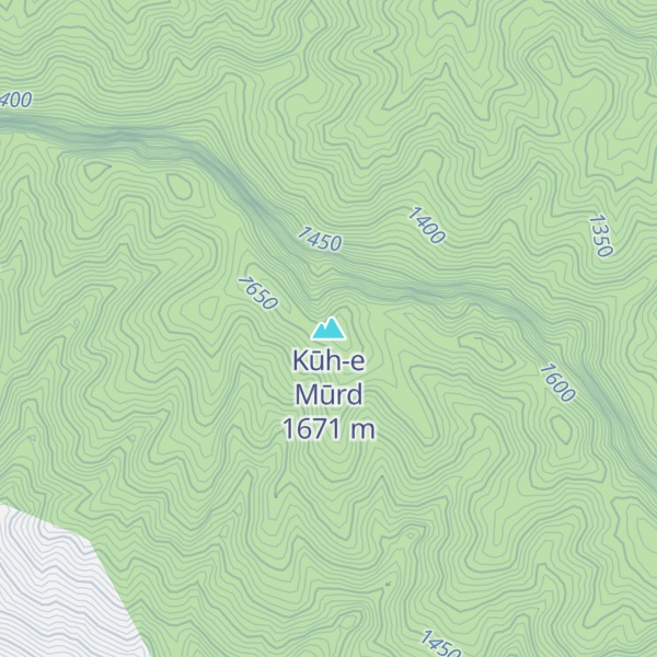 Map of Kūh-e Mūrd