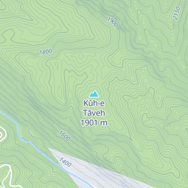 Map of Kūh-e Tāveh