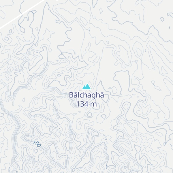 Map of Bālchaghā