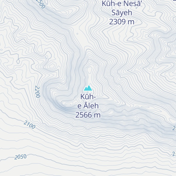 Map of Kūh-e Āleh