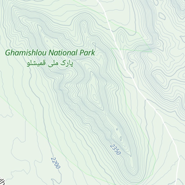 Map of Kūh-e Shāh Qolī