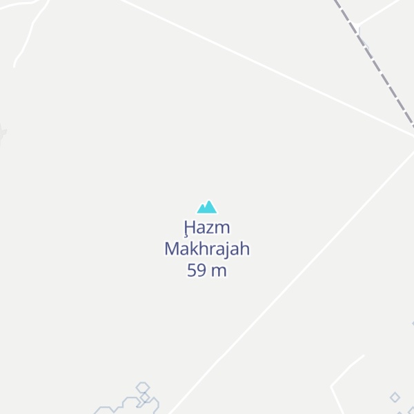 Map of Ḩazm Makhrajah