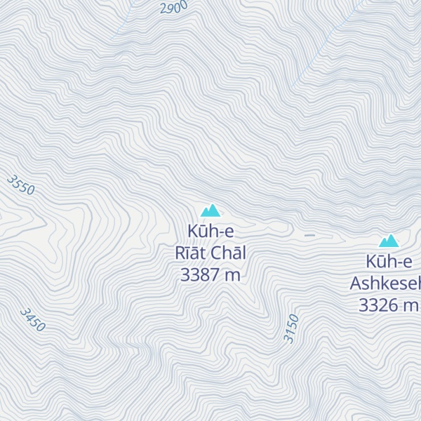 Map of Kūh-e Rīāt Chāl