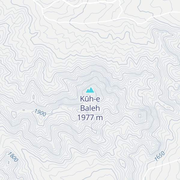 Map of Kūh-e Baleh