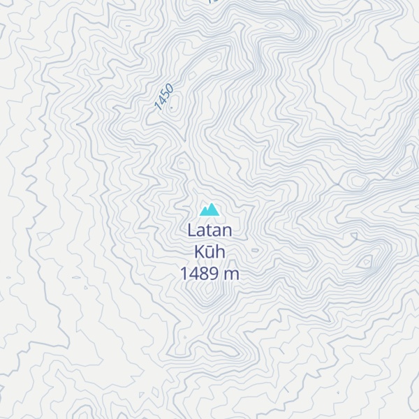 Map of Latan Kūh