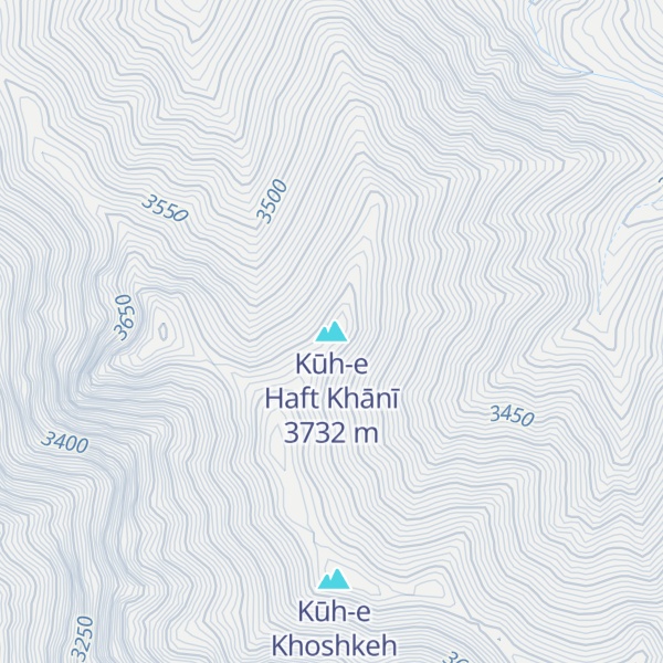 Map of Kūh-e Haft Khānī