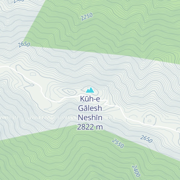 Map of Kūh-e Gālesh Neshīn