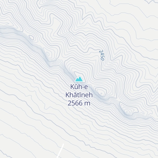 Map of Kūh-e Khātīneh
