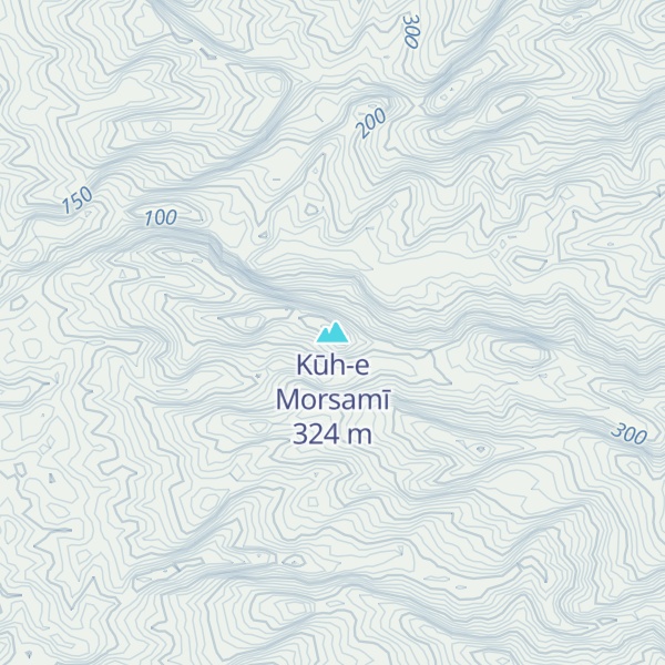 Map of Kūh-e Morsamī