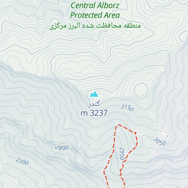 Map of کندر