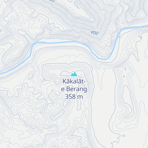 Map of Kākalāt-e Berang