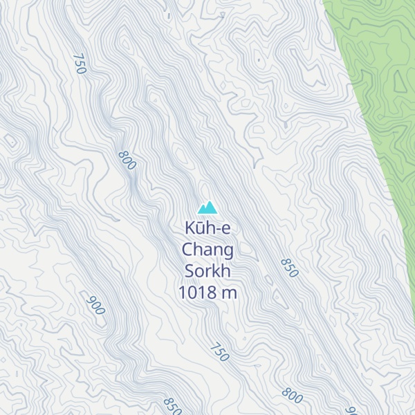 Map of Kūh-e Chang Sorkh