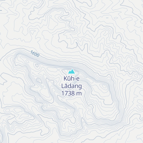 Map of Kūh-e Lādang