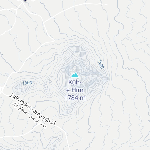 Map of Kūh-e Hīm