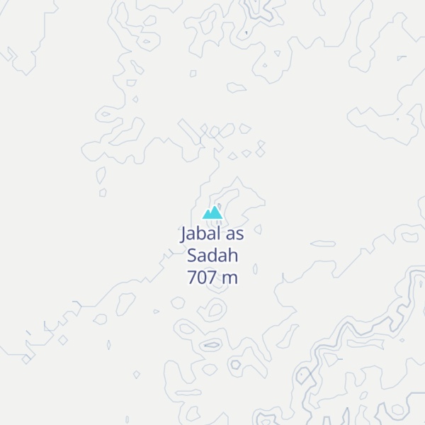 Map of Jabal as Sadah
