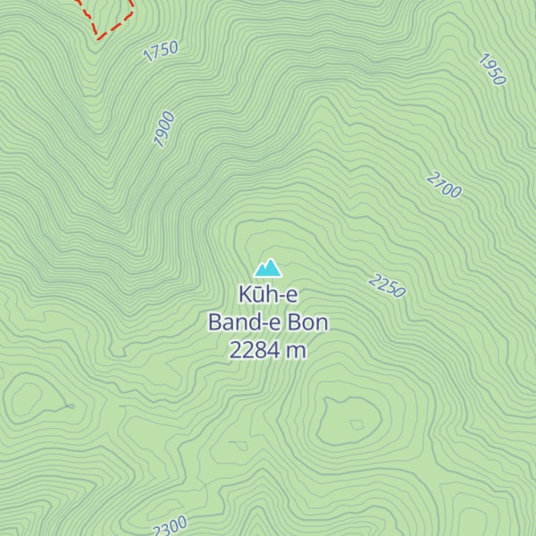 Map of Kūh-e Band-e Bon
